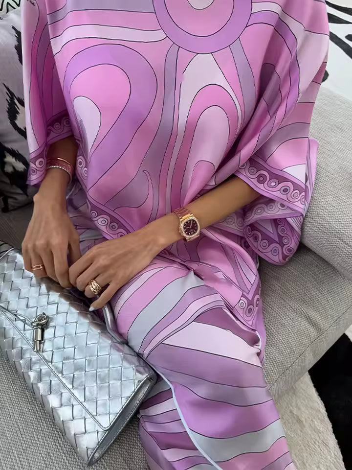 Camellia Cape Maxi Co-Ord