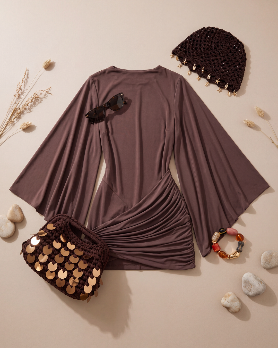 Seraphina Drape Mini Dress