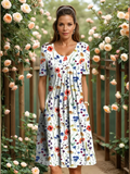 LUANA | ELEGANT DRESS WITH TUMMY COVERAGE