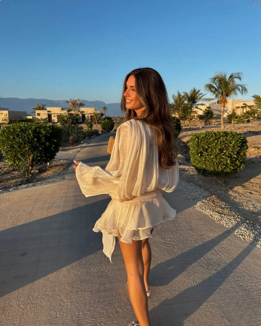 Vivienne Ruffled Mini Dress
