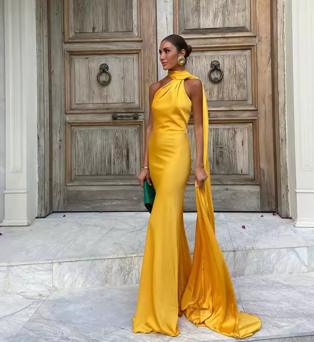Marella One-Shoulder Maxi