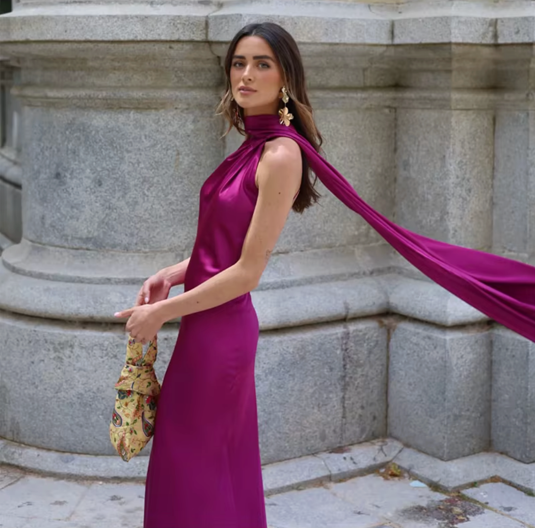 Marella One-Shoulder Maxi