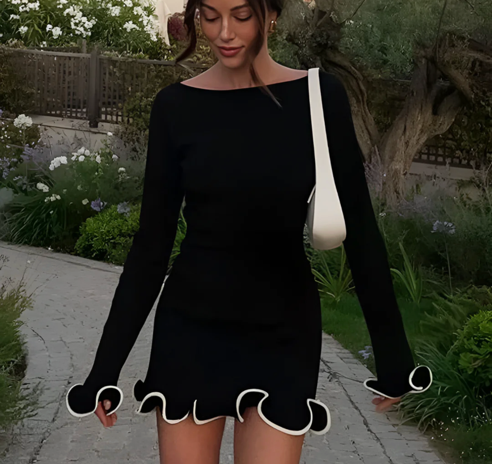 Mireille Scalloped Mini