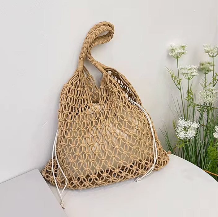 Macramé Beach Bag