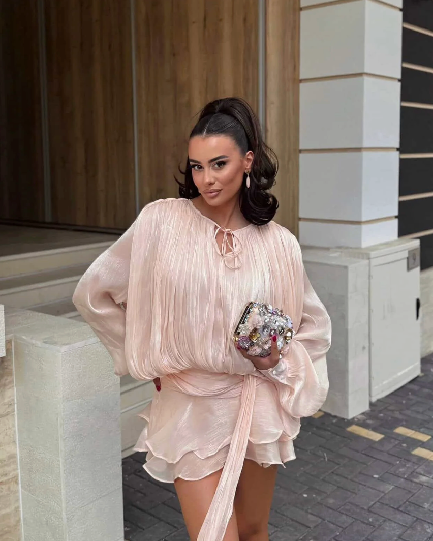 Vivienne Ruffled Mini Dress