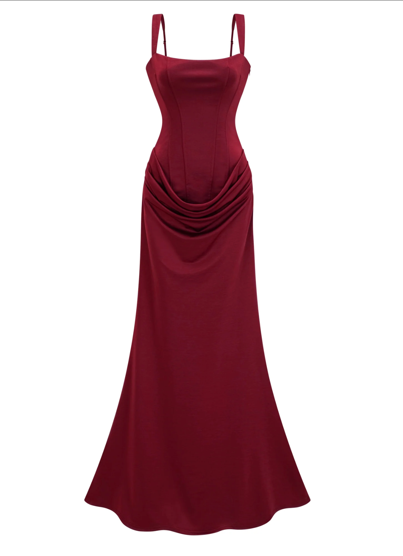 Adriana Corset Draped Maxi