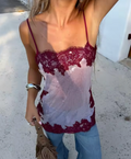Odette Sequin Lace Cami Top