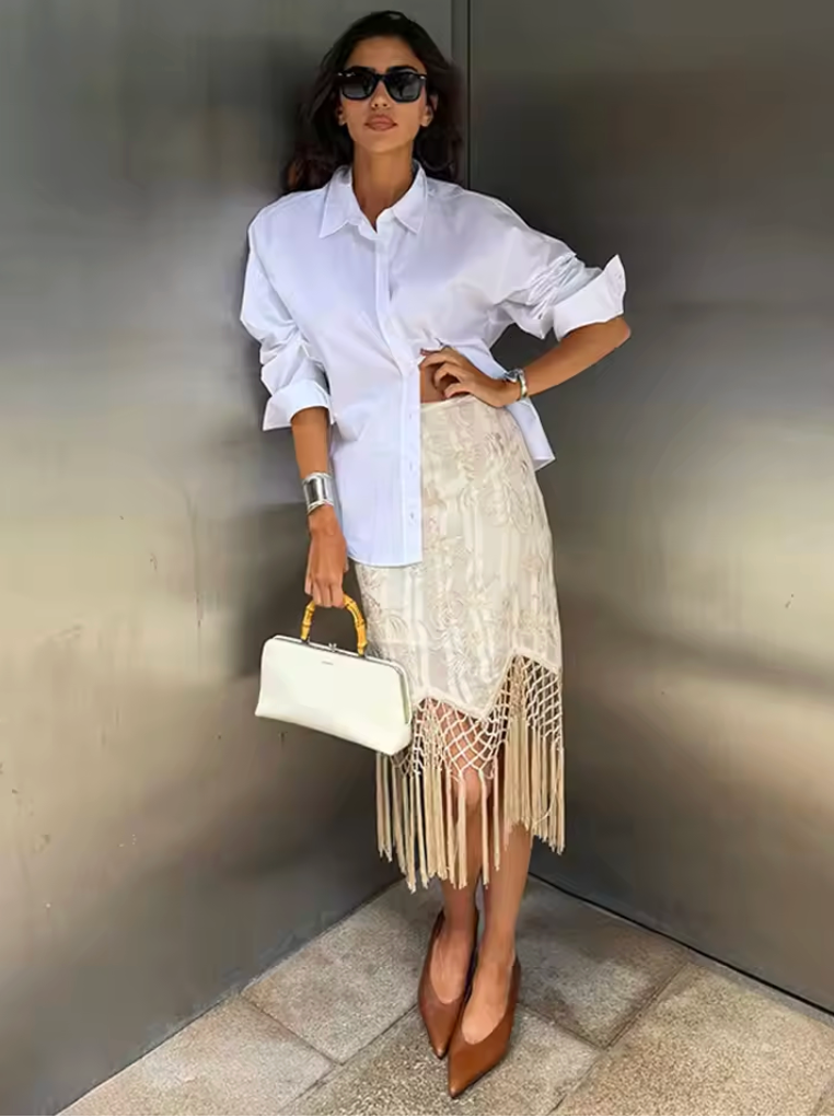 Tassel Mini Skirt