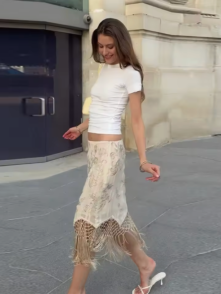 Tassel Mini Skirt