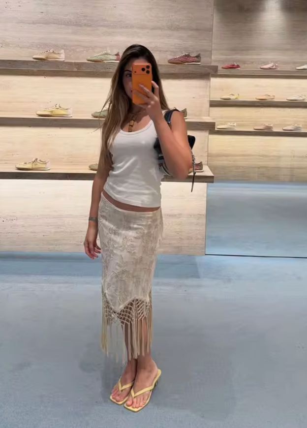 Tassel Mini Skirt