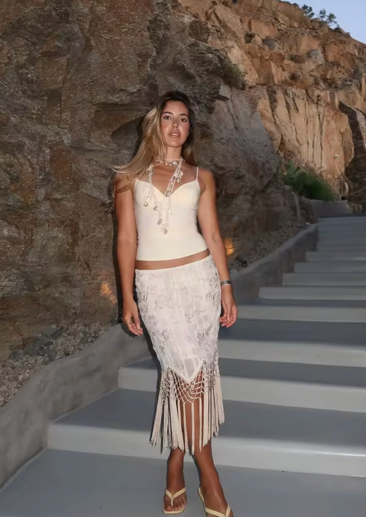 Tassel Mini Skirt