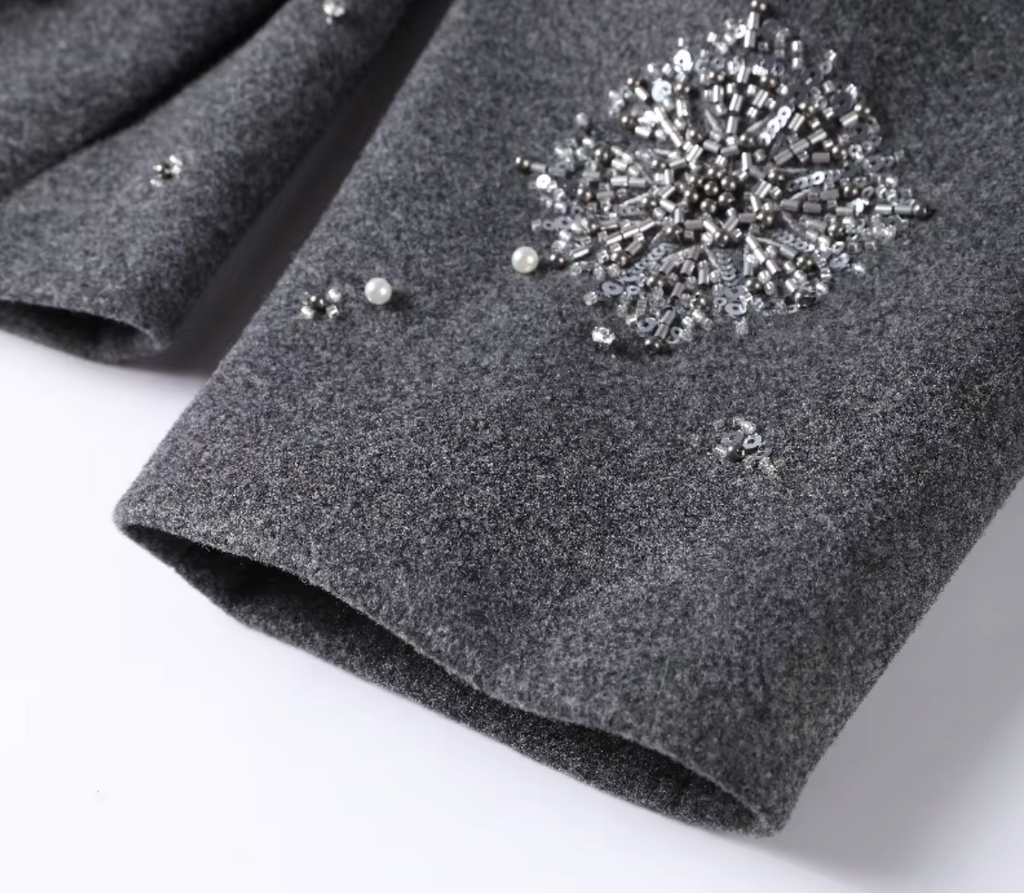Sasha Sparkle Detail Funnel Neck Jacket