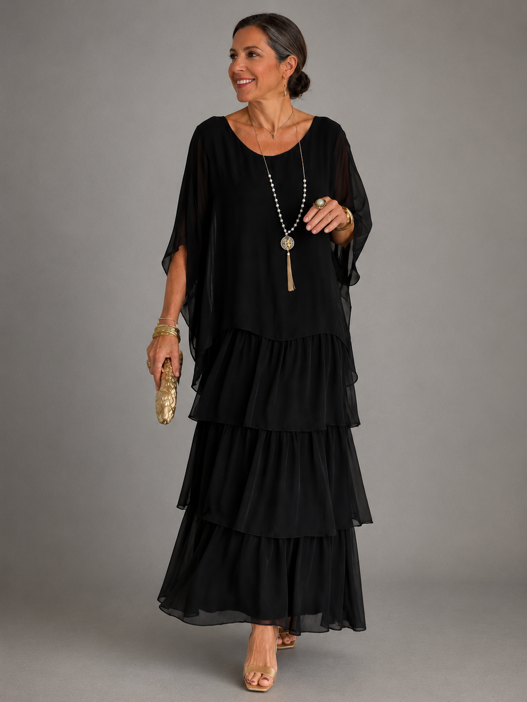 MARA | Elegant Flowing Maxi Dress