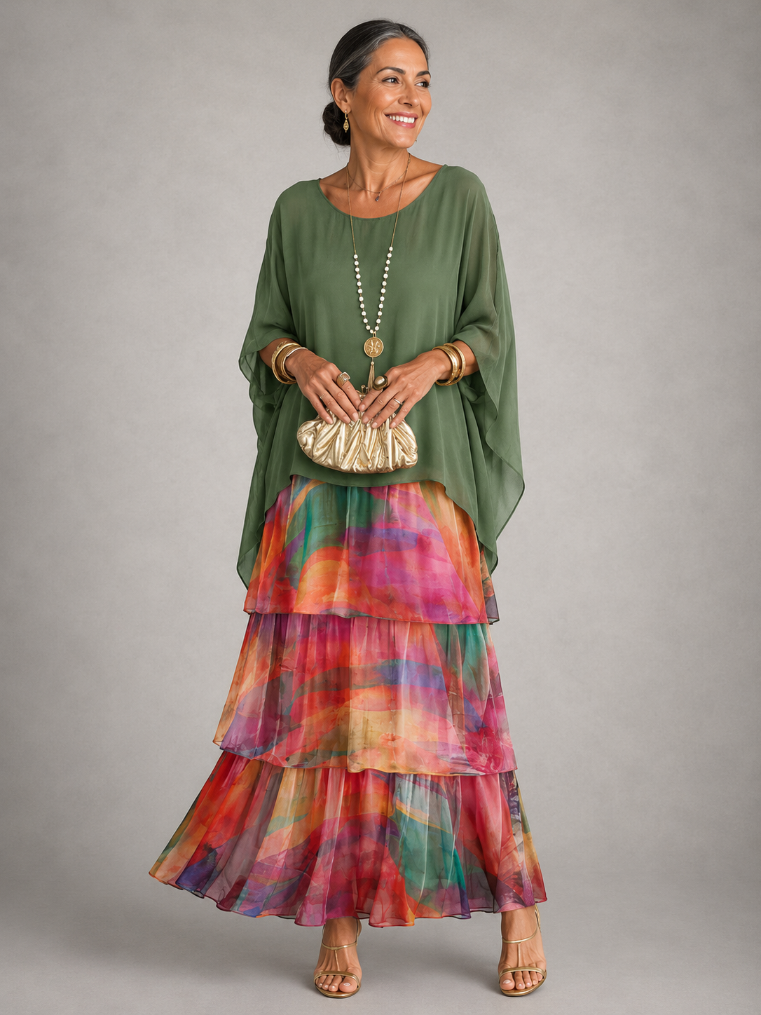 MARA | Elegant Flowing Maxi Dress