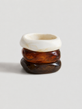 Tessa Amber Bangle Set
