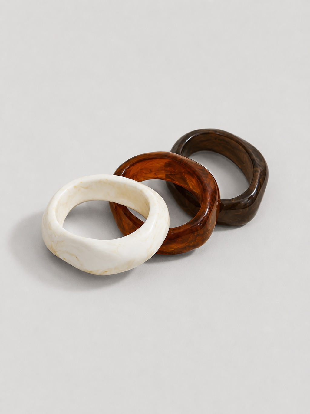 Tessa Amber Bangle Set