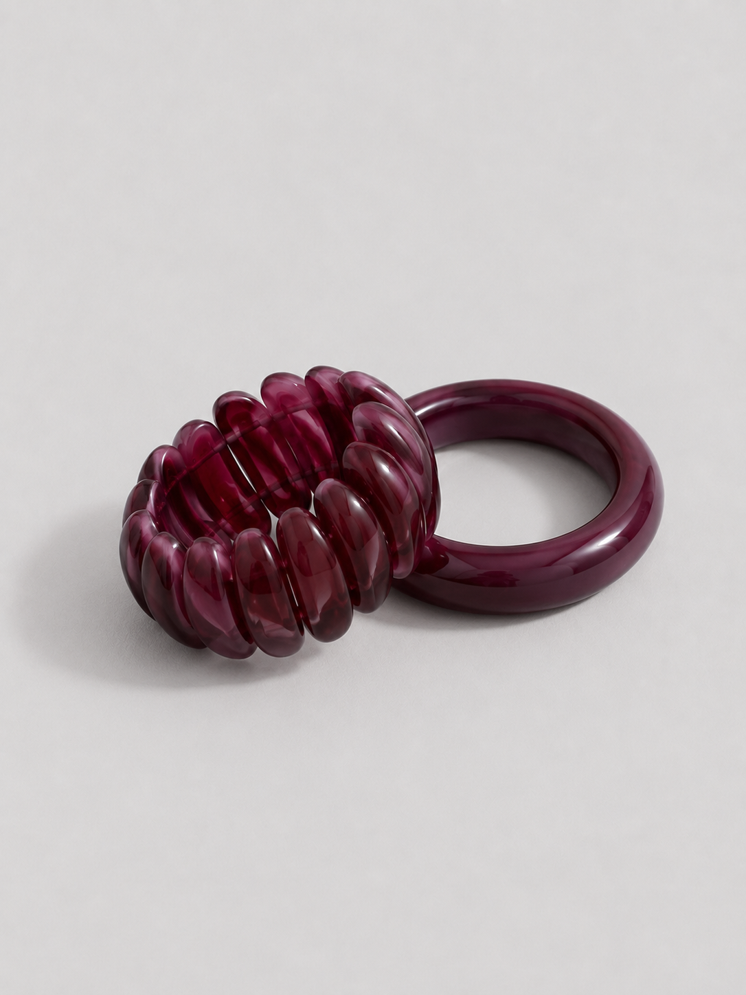 Marchesa Burgundy Statement Set