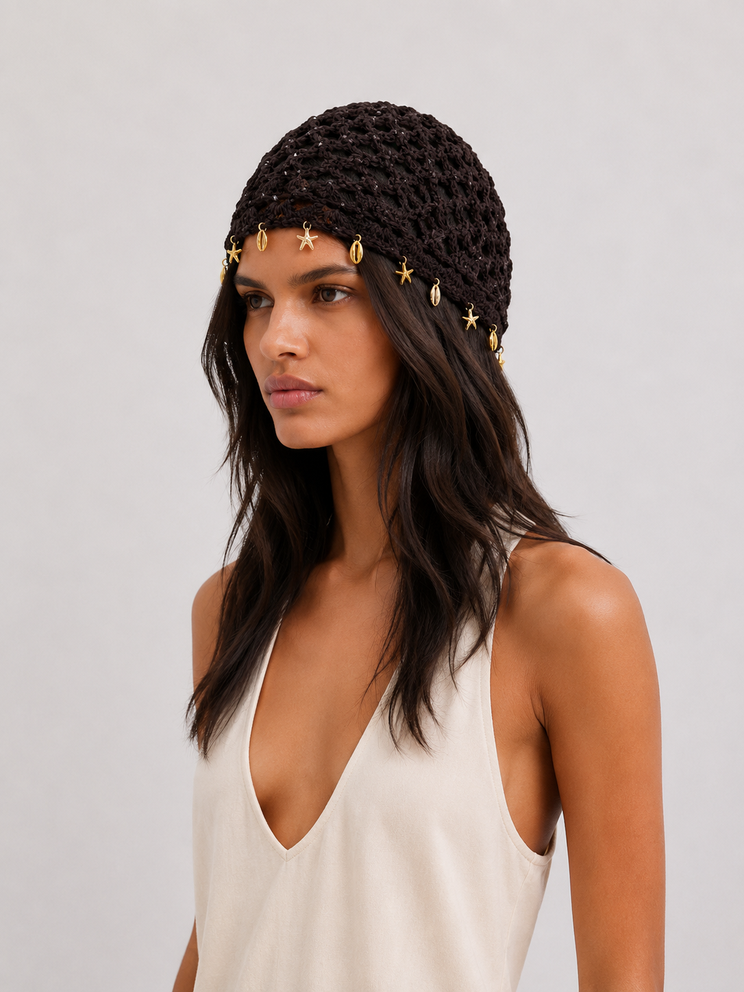 Corvina Net Charm Cap