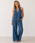 Maren Denim Two-Piece Set