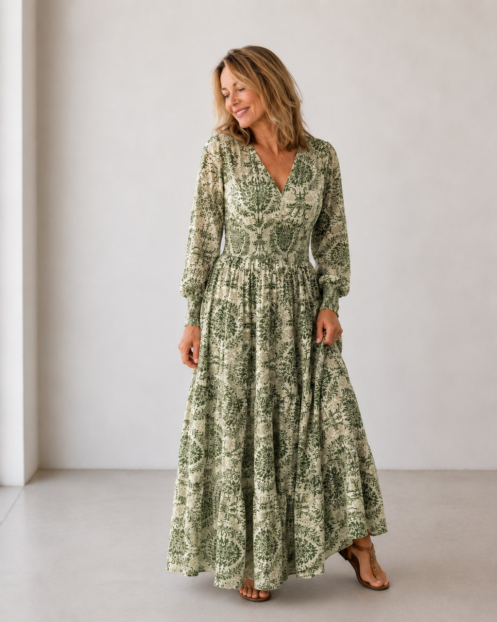 Corvina Botanical Maxi Dress