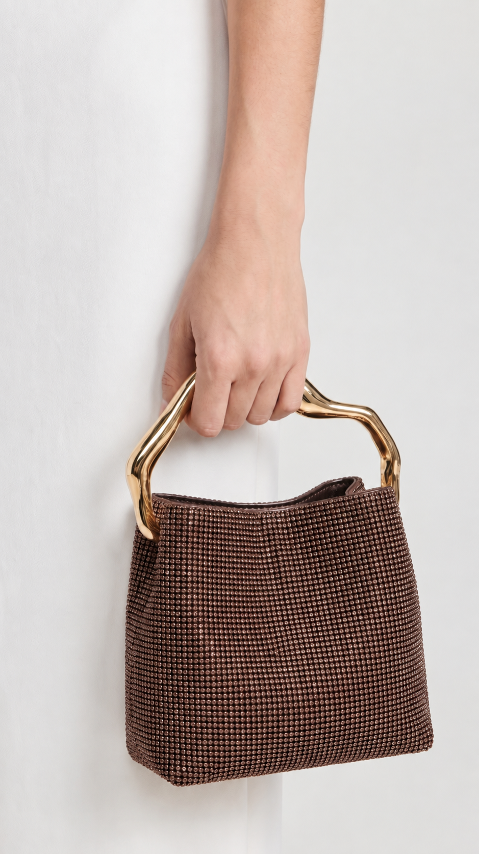 Halcyon Crystal Handle Bag