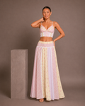 Ines Patchwork Floral Two-Piece Set