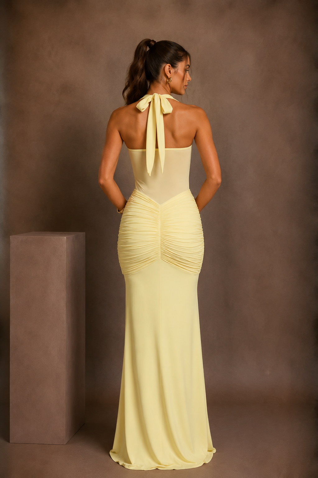 Liora Draped Gown