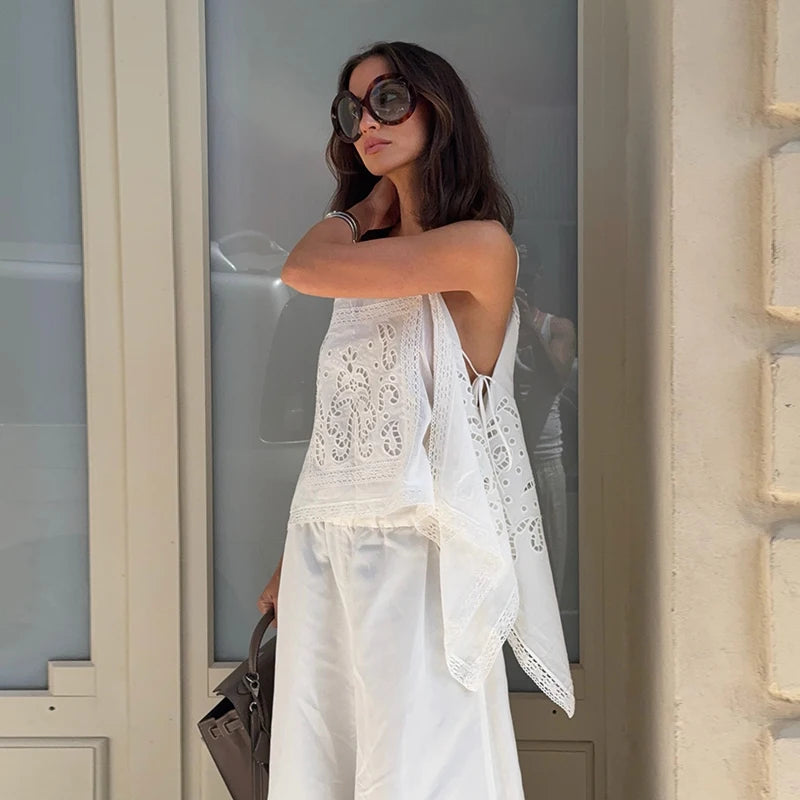 Cutout Strap Top