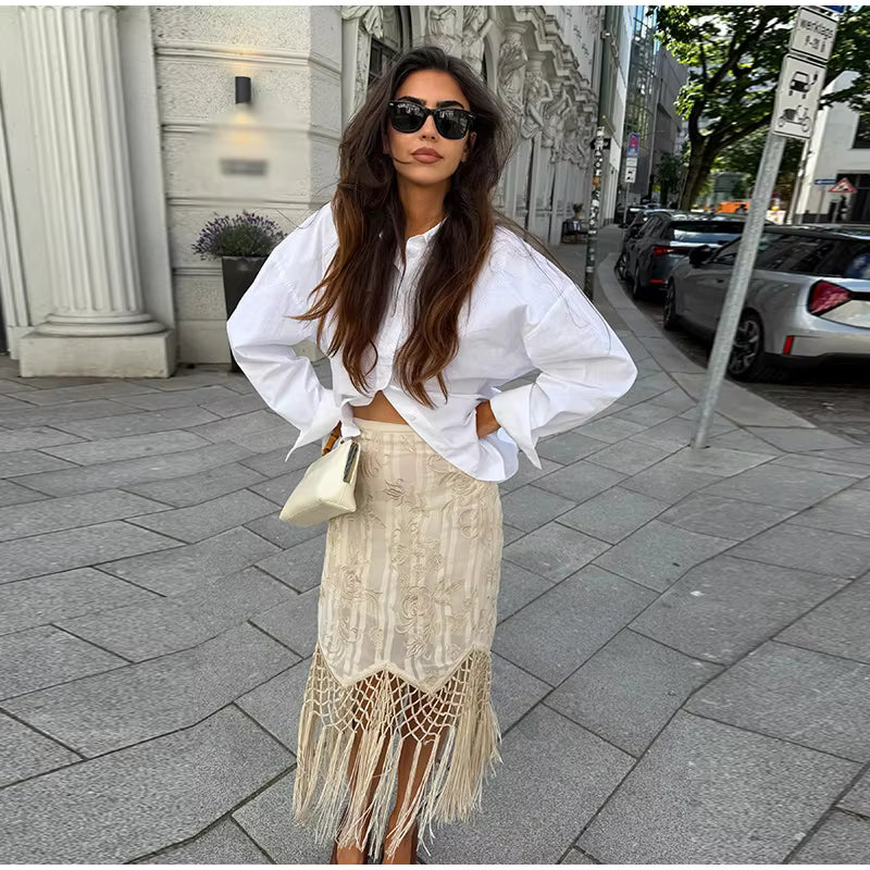 Tassel Mini Skirt