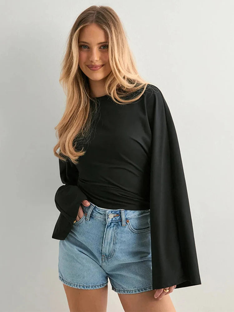 Aria Wide-Sleeve Top