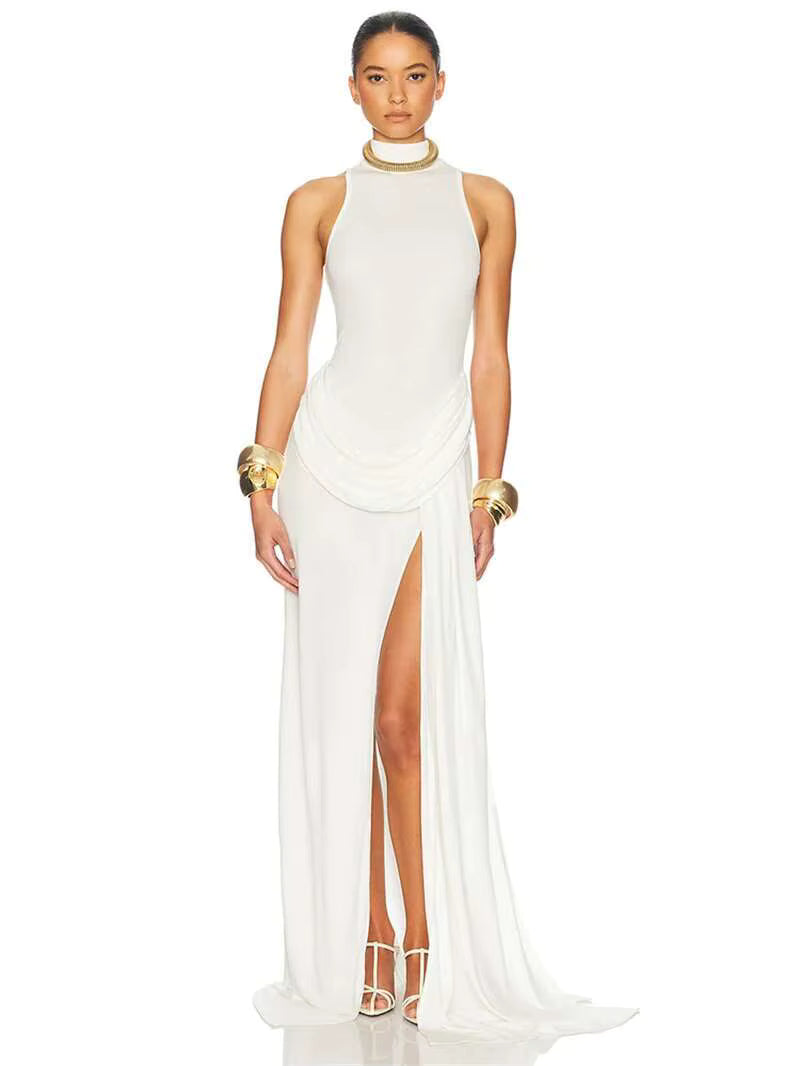 Arbella High Neck Maxi Dress