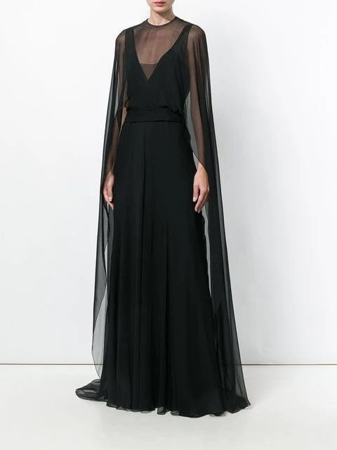 Lucie Chiffon Cape Top