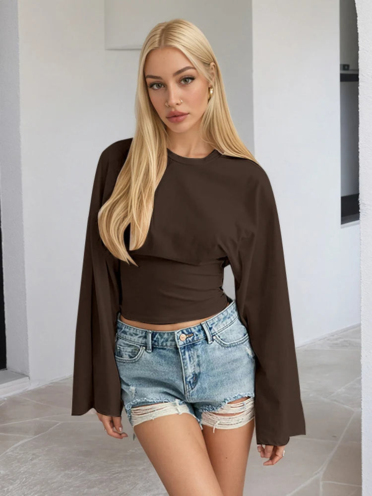 Aria Wide-Sleeve Top