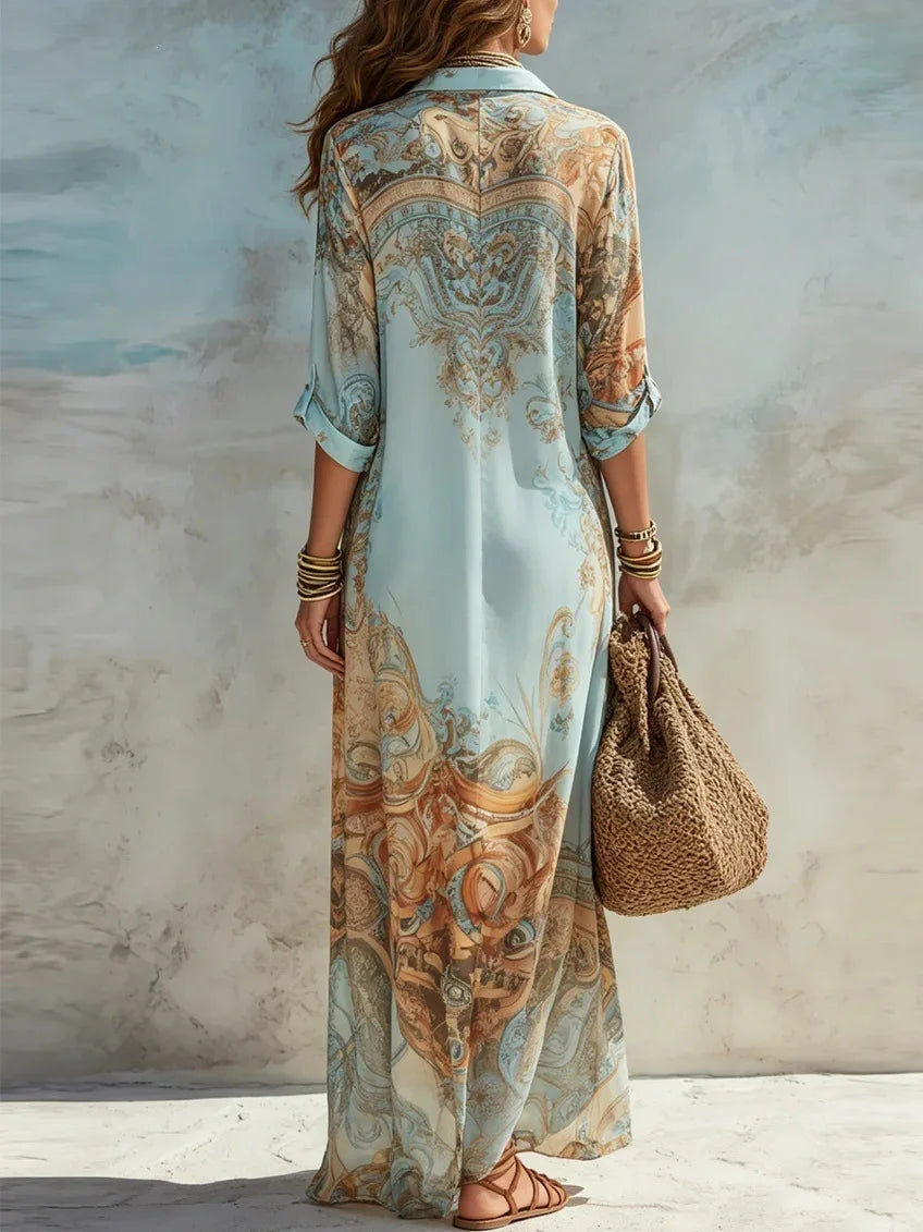 Heirloom Print Maxi Dress