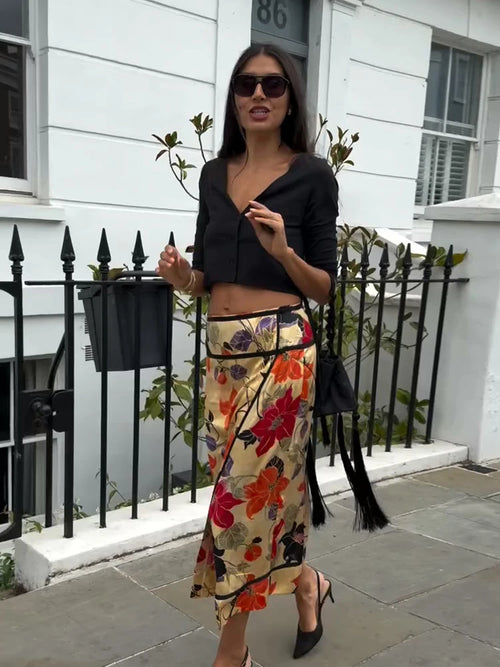 Bellamy Bloom Wrap Skirt