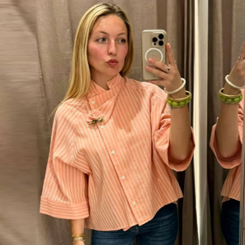 Striped Loose Shirt