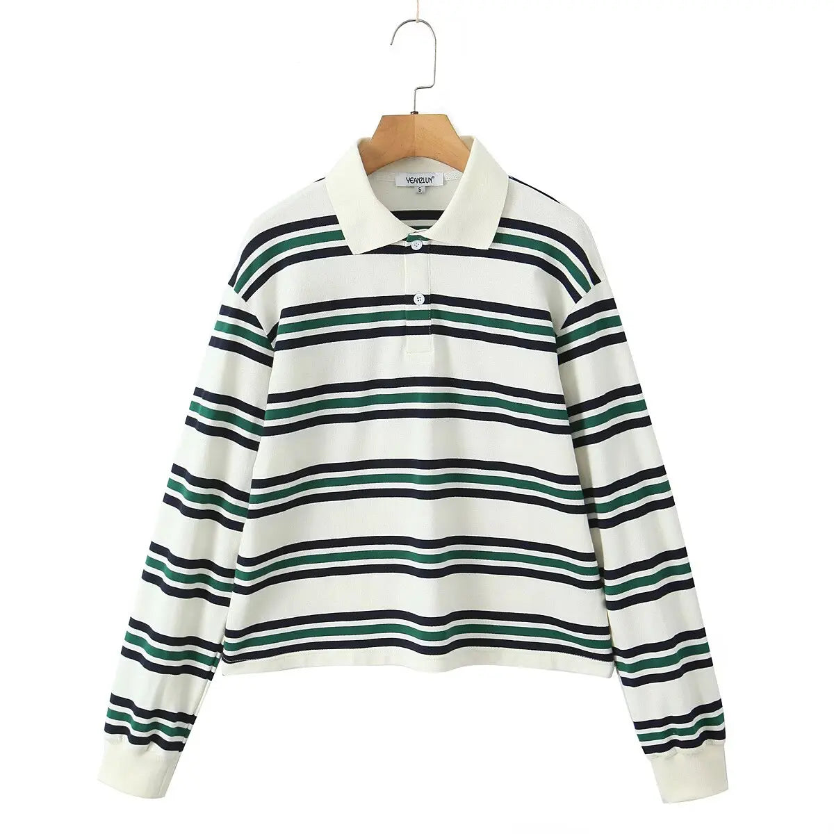 Polo Long Sleeve Striped Vintage Shirt