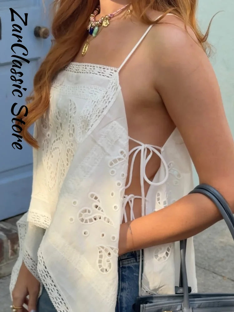Cutout Strap Top