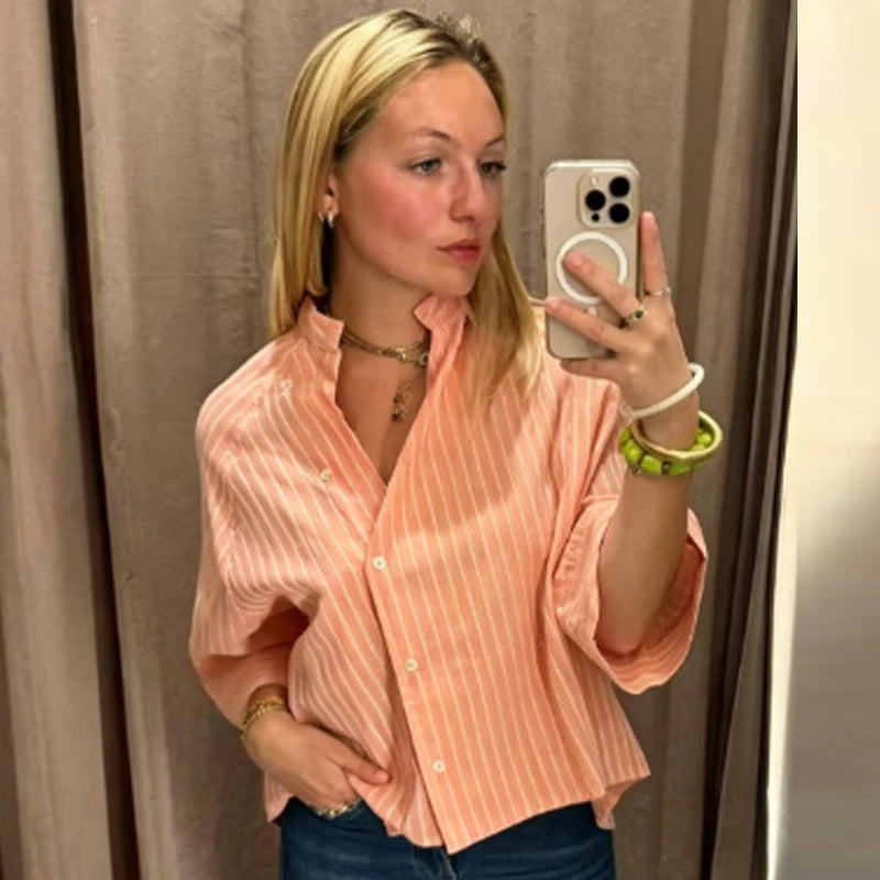 Striped Loose Shirt