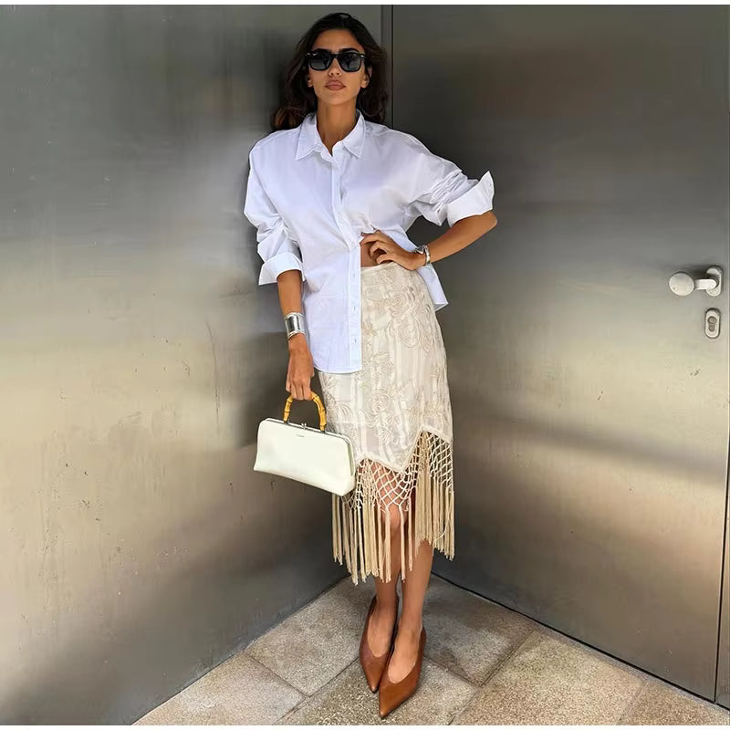 Tassel Mini Skirt