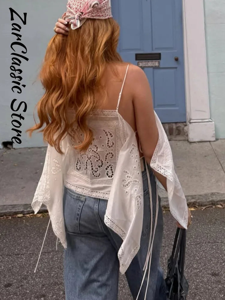 Cutout Strap Top