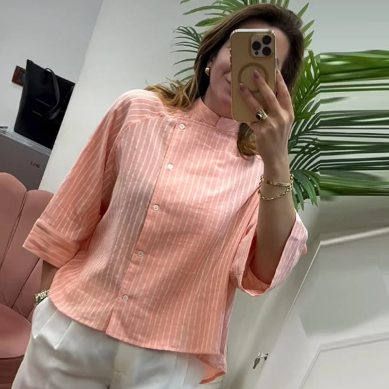 Striped Loose Shirt