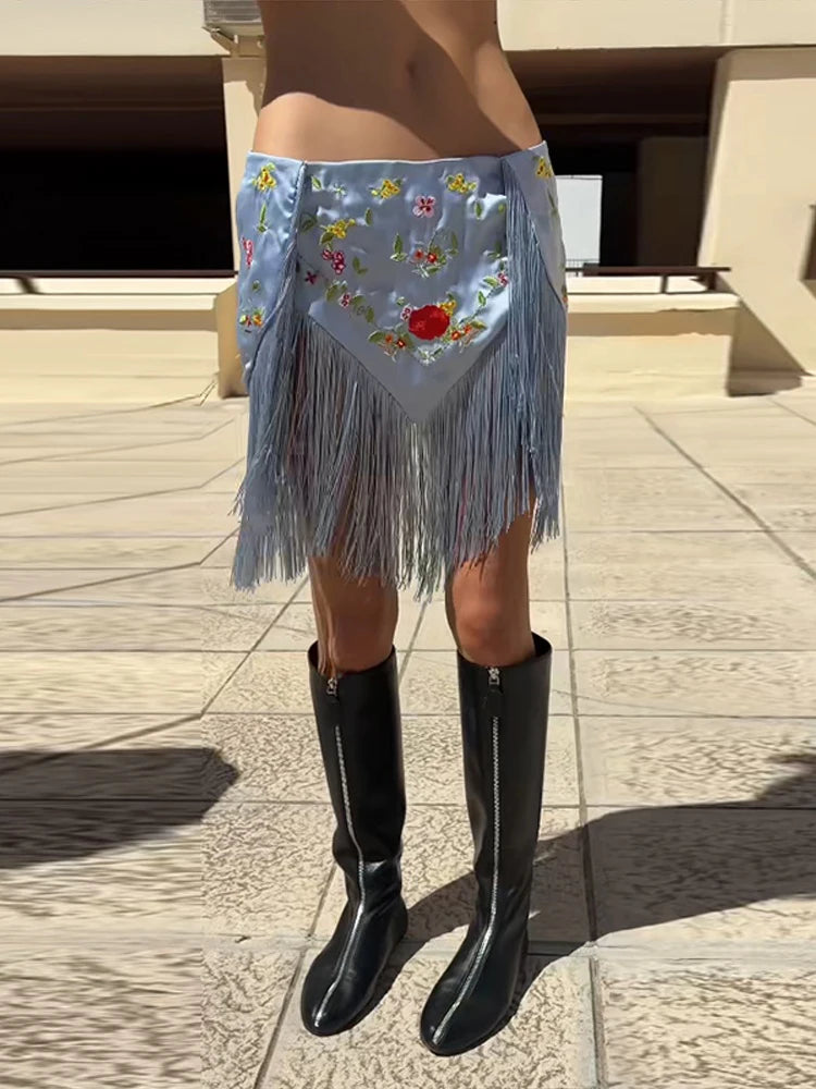 Tassel Mini Skirt