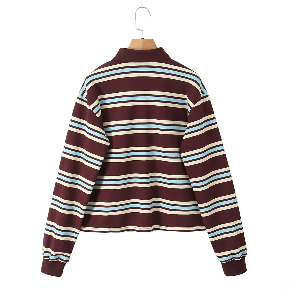 Polo Long Sleeve Striped Vintage Shirt