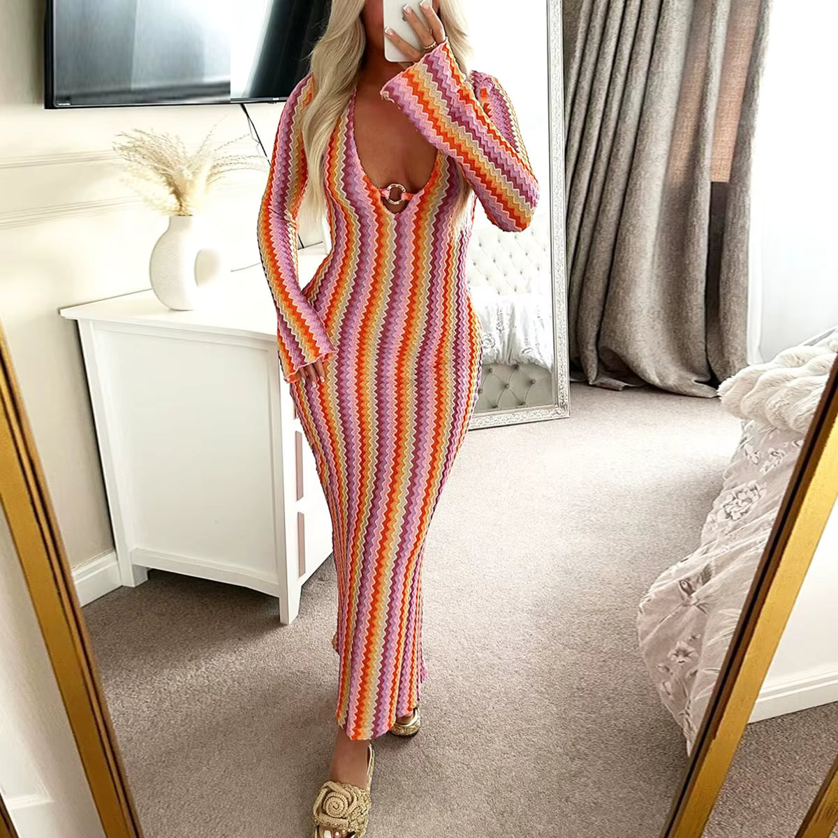 Marrakech Crochet Maxi Dress