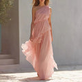 Marlene Asymmetric Ruffle Dress