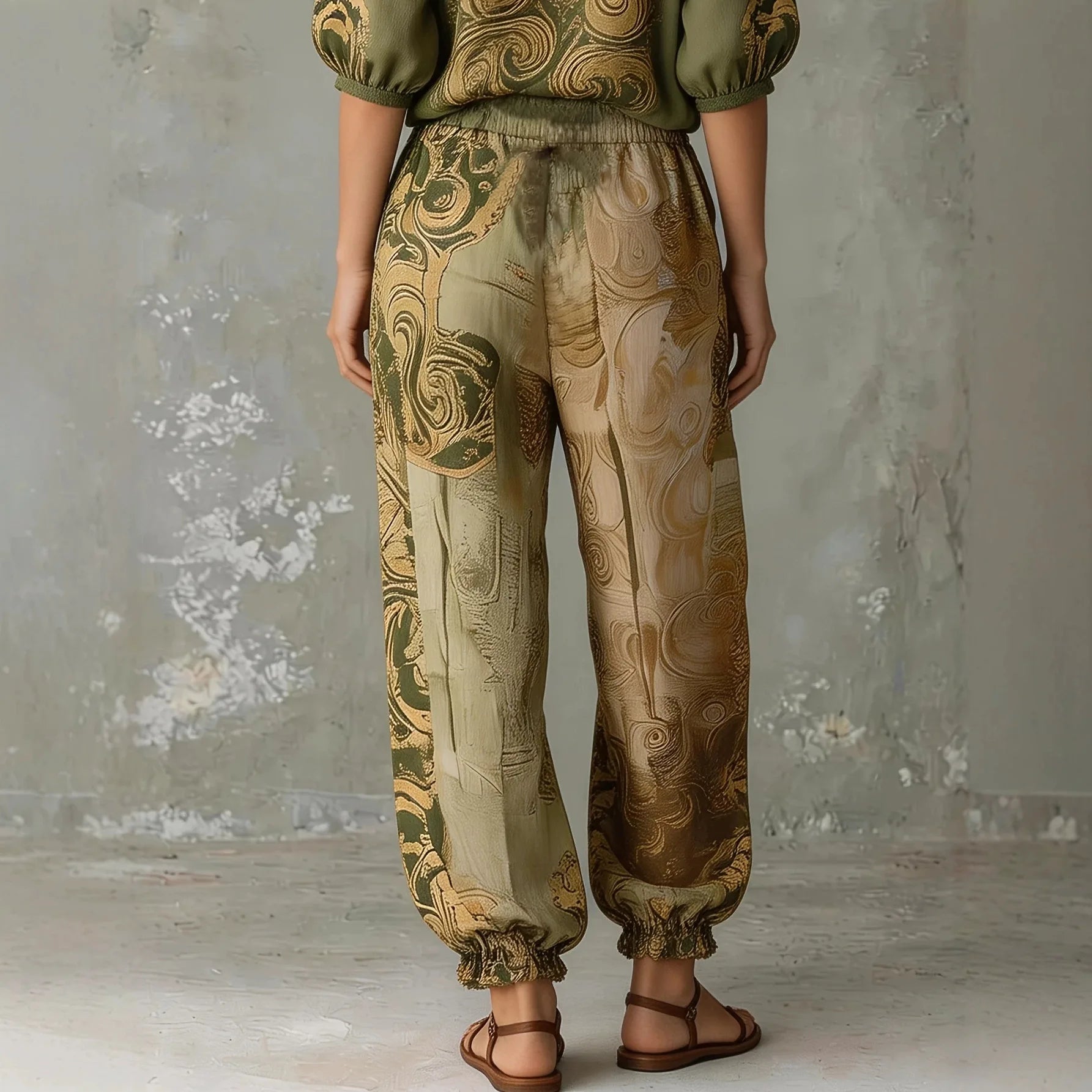 Cordelia / Batik Print Two-Piece Set