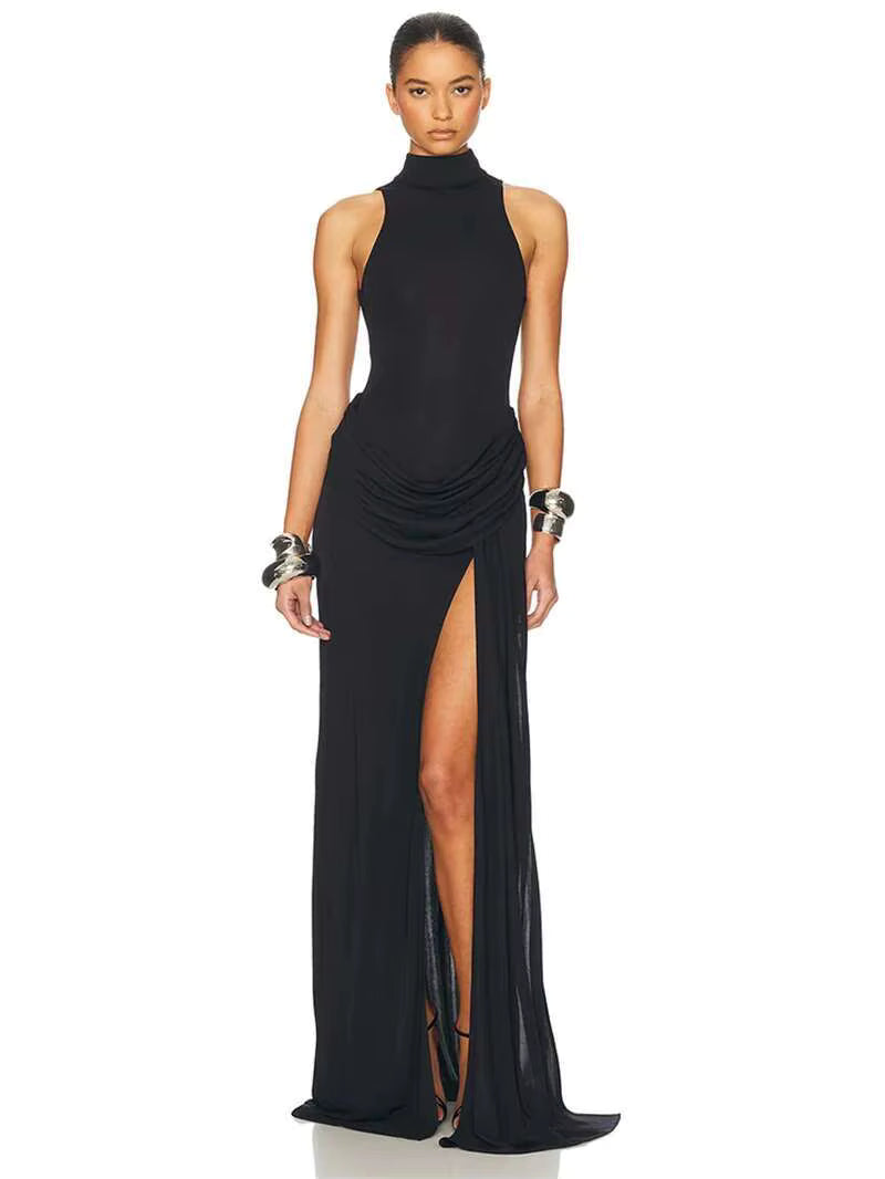 Arbella High Neck Maxi Dress
