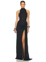Arbella High Neck Maxi Dress