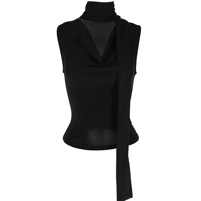Sleeveless V-Neck Top
